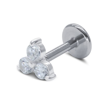 Beautiful CZ Tragus Piercing TRP-2474